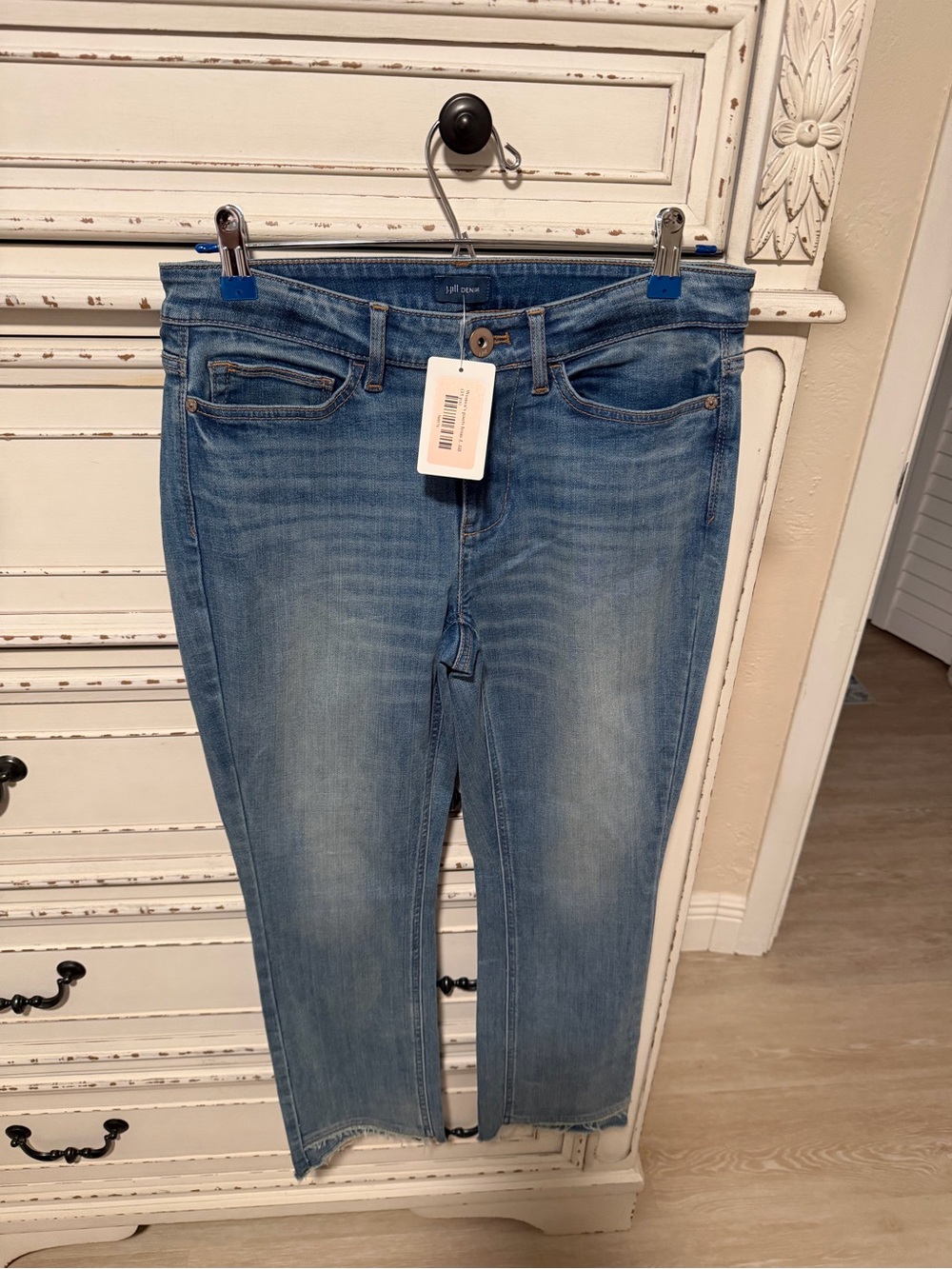 J. Jill Light Blue Ankle Crop Slim Jeans